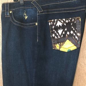 Baby Phat Dark Denim Jeans